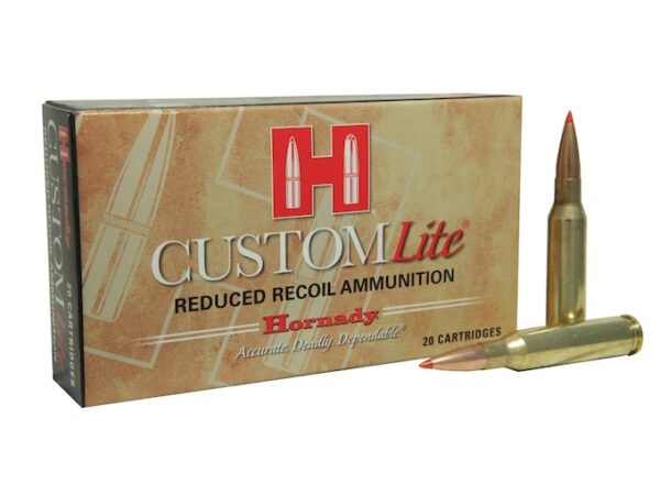 Hornady Custom Lite Ammunition 7mm-08 Remington 120 Grain SST Box of 20 For Sale