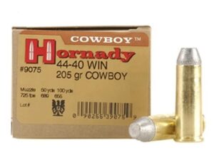Hornady Frontier Ammunition 44-40 WCF 205 Grain Lead Flat Nose Box of 20 For Sale