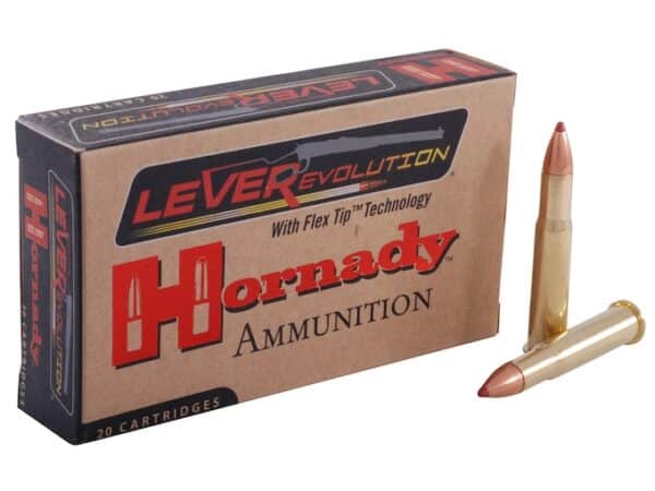 Hornady LEVERevolution Ammunition 32 Winchester Special 165 Grain FTX Box of 20 For Sale