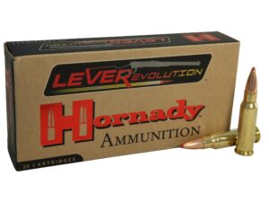 500 Rounds of Hornady LEVERevolution Ammunition 338 Marlin Express 200 Grain FTX Box of 20 For Sale