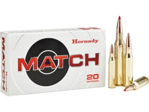 500 Rounds of Hornady Match Ammunition 6.5 Creedmoor 140 Grain ELD Match Box of 20 For Sale