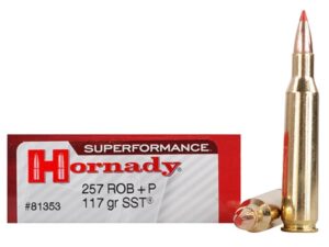 500 Rounds of Hornady Superformance SST Ammunition 257 Roberts +P 117 Grain SST Box of 20 For Sale