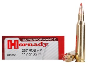 Hornady Superformance SST Ammunition 257 Roberts +P 117 Grain SST Box of 20 For Sale