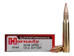 500 Rounds of Hornady Superformance SST Ammunition 30-06 Springfield 150 Grain SST Box of 20 For Sale