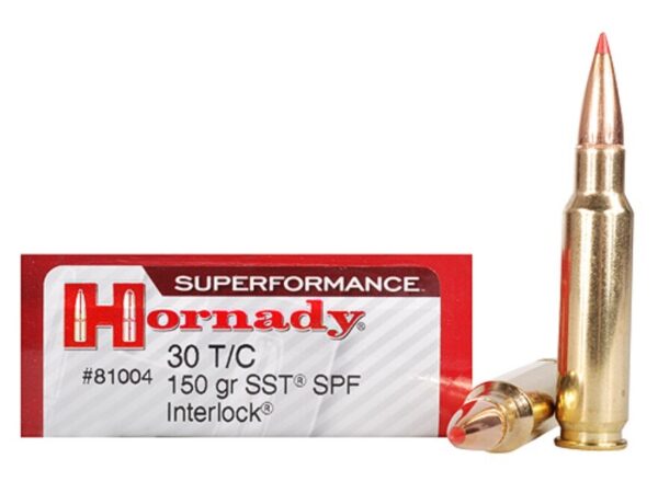 500 Rounds of Hornady Superformance SST Ammunition 30 TC 150 Grain SST Box of 20 For Sale