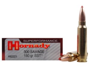 500 Rounds of Hornady Superformance SST Ammunition 300 Savage 150 Grain SST Box of 20 For Sale
