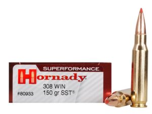 500 Rounds of Hornady Superformance SST Ammunition 308 Winchester 150 Grain SST Box of 20 For Sale