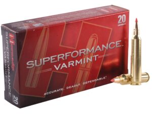 500 Rounds of Hornady Superformance Varmint Ammunition 204 Ruger 32 Grain V-Max Box of 20 For Sale