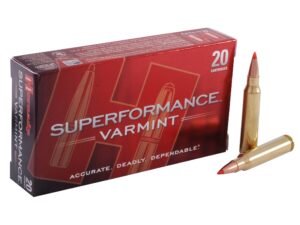 500 Rounds of Hornady Superformance Varmint Ammunition 223 Remington 53 Grain V-MAX Polymer Tip Box of 20 For Sale