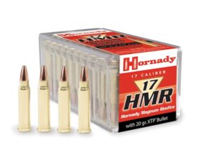 Hornady Varmint Express Ammunition 17 Hornady Magnum Rimfire (HMR) 20 Grain XTP Jacketed Hollow Point Box of 50 For Sale