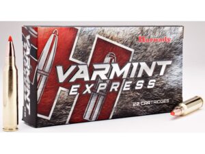 500 Rounds of Hornady Varmint Express Ammunition 223 Remington 55 Grain V-MAX Box of 20 For Sale