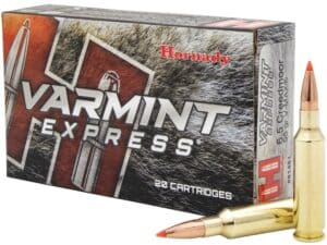 Hornady Varmint Express Ammunition 6.5 Creedmoor 95 Grain V-MAX Polymer Tip Box of 20 For Sale