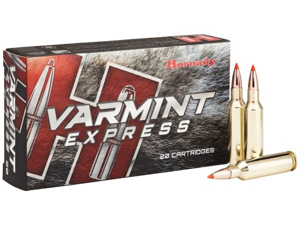 Hornady Varmint Express Ammunition 6mm Creedmoor 87 Grain V-MAX Polymer Tip Box of 20 For Sale