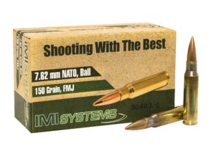 500 Rounds of IMI Ammunition 7.62x51mm NATO 150 Grain M80 Full Metal Jacket For Sale