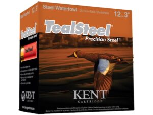 Kent Cartridge TealSteel Precision Steel Waterfowl Ammunition 12 Gauge 3" 1-1/4 oz #5 Non-Toxic Steel Shot For Sale