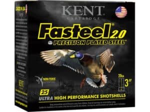 Kent Fasteel 2.0 Precision Steel Waterfowl Ammunition 20 Gauge 3" Non-Toxic Steel Shot For Sale