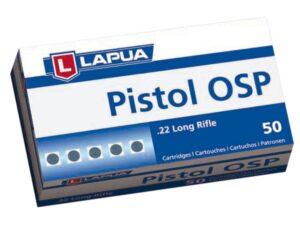 500 Rounds of Lapua Pistol OSP Ammunition 22 Long Rifle 40 Grain Lead Round Nose For Sale