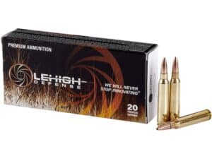 Lehigh Defense CC Ammunition 223 Remington 55 Grain Controlled Chaos Lead Free Box of 20 For Sale