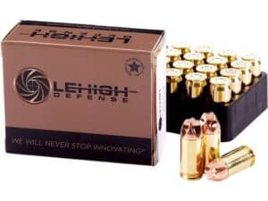 Lehigh Defense XD Ammunition 45 ACP 135 Grain Xtreme Defense Lead Free Box of 20 For Sale
