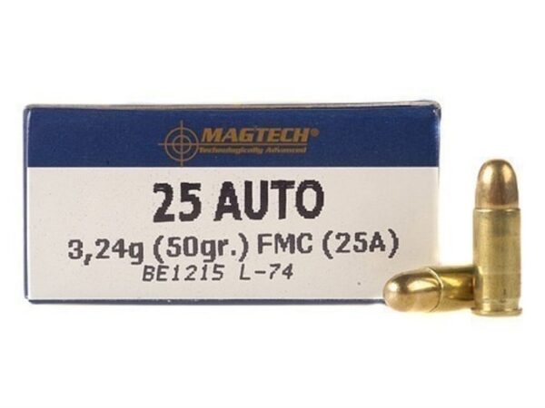 Magtech Ammunition 25 ACP 50 Grain Full Metal Jacket For Sale