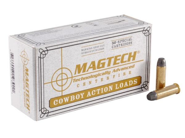 Magtech Cowboy Action Ammunition 38 Special 125 Grain Lead Flat Nose Box of 50 For Sale