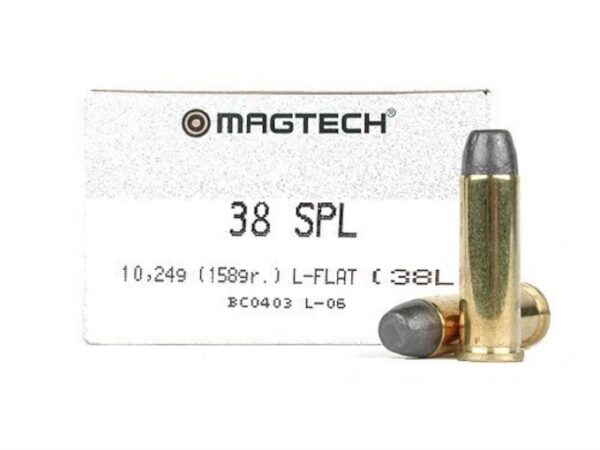 Magtech Cowboy Action Ammunition 38 Special 158 Grain Lead Flat Nose For Sale