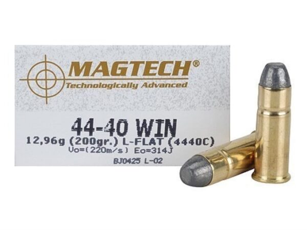 Magtech Cowboy Action Ammunition 44-40 WCF 200 Grain Lead Flat Nose Box of 50 For Sale
