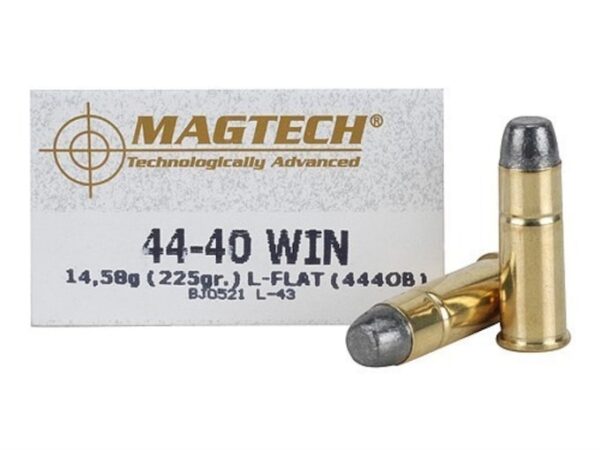 Magtech Cowboy Action Ammunition 44-40 WCF 225 Grain Lead Flat Nose Box of 50 For Sale