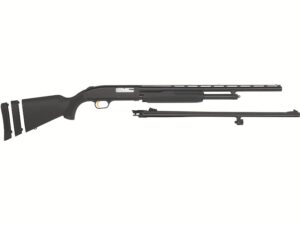 Mossberg 500 Super Bantam Field/Deer Combo Youth 20 Gauge Pump Action Shotgun 24/22" Barrel Blued and Black Adjustable For Sale