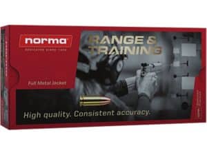 Norma Range & Training Ammunition 32 ACP 73 Grain Full Metal Jacket Box of 50 For Sale