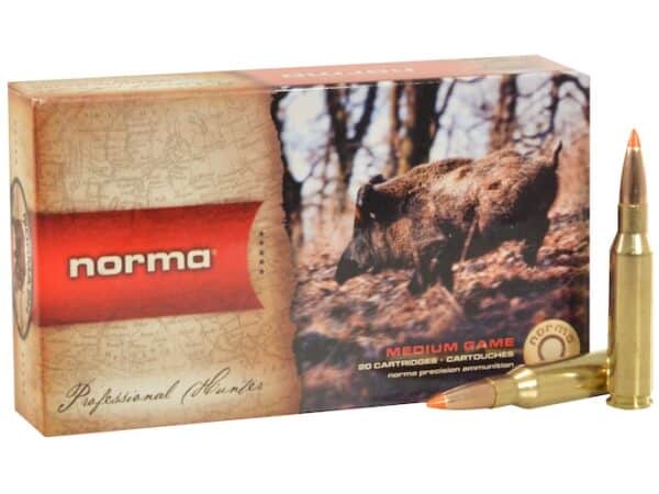 Norma TipStrike Ammunition 7mm-08 Remington 160 Grain Polymer Tip Flat Base Box of 20 For Sale