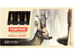 Norma TipStrike Varmint Ammunition 22-250 Remington 54 Grain Polymer Tip Box of 20 For Sale
