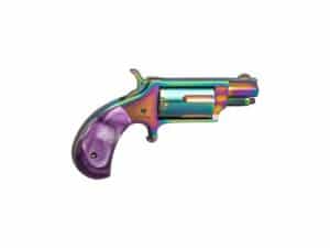 North American Arms Mini-Revlover Revolver 22 Winchester Magnum Rimfire (WMR) 1.125" Barrel 5-Round Rainbow Purple For Sale