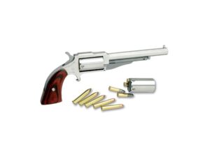 North American Arms The Earl Revolver 22 Long Rifle/22 Winchester Magnum Rimfire (WMR) 4" Barrel 5-Round Stainless Wood For Sale