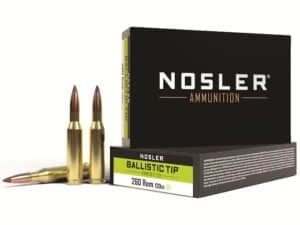 Nosler BT Ammunition 260 Remington 120 Grain Ballistic Tip Box of 20 For Sale