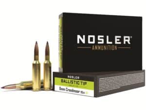 Nosler BT Ammunition 6mm Creedmoor 95 Grain Ballistic Tip Box of 20 For Sale