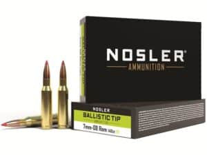 Nosler BT Ammunition 7mm-08 Remington 140 Grain Ballistic Tip Box of 20 For Sale