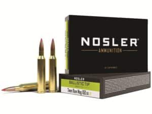 Nosler BT Ammunition 7mm Remington Magnum 150 Grain Ballistic Tip Box of 20 For Sale