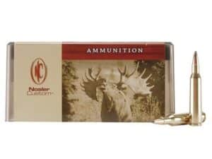 500 Rounds of Nosler Custom Ammunition 257 Roberts +P 100 Grain Partition Spitzer Box of 20 For Sale