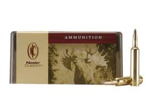 Nosler Custom Ammunition 257 Weatherby Magnum 115 Grain Partition Spitzer Box of 20 For Sale