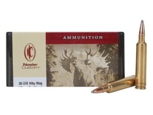 Nosler Custom Ammunition 30-378 Weatherby Magnum 180 Grain Partition Spitzer Box of 20 For Sale