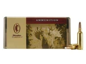 Nosler Custom Ammunition 300 Remington Short Action Ultra Magnum 180 Grain AccuBond Spitzer Box of 20 For Sale