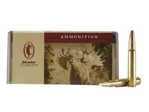 500 Rounds of Nosler Custom Ammunition 338-06 A-Square 200 Grain AccuBond Spitzer Box of 20 For Sale