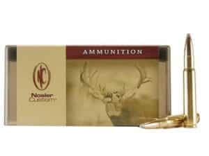 Nosler Custom Ammunition 338-06 A-Square 225 Grain Partition Spitzer Box of 20 For Sale