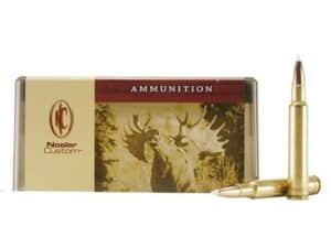 500 Rounds of Nosler Custom Ammunition 340 Weatherby Magnum 225 Grain AccuBond Spitzer Box of 20 For Sale
