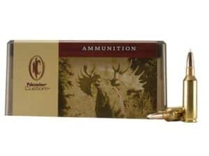 500 Rounds of Nosler Custom Ammunition 7mm Remington Short Action Ultra Magnum 140 Grain AccuBond Spitzer Box of 20 For Sale