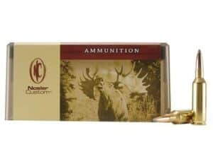 Nosler Custom Ammunition 7mm Remington Short Action Ultra Magnum 160 Grain Partition Spitzer Box of 20 For Sale