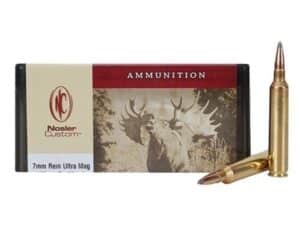 500 Rounds of Nosler Custom Ammunition 7mm Remington Ultra Magnum 160 Grain Partition Spitzer Box of 20 For Sale