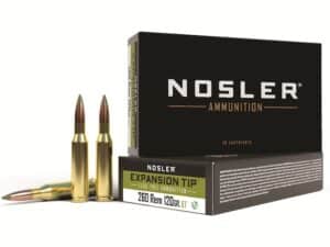 Nosler E-Tip Ammunition 260 Remington 120 Grain E-Tip Lead-Free Box of 20 For Sale