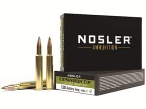 Nosler E-Tip Ammunition 280 Ackley Improved 140 Grain E-Tip Lead-Free Box of 20 For Sale